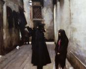 Venetian Street - 约翰·辛格·萨金特